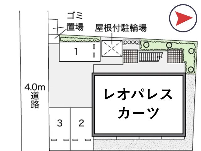レオパレスカーツ駐車場【45133】の駐車場写真