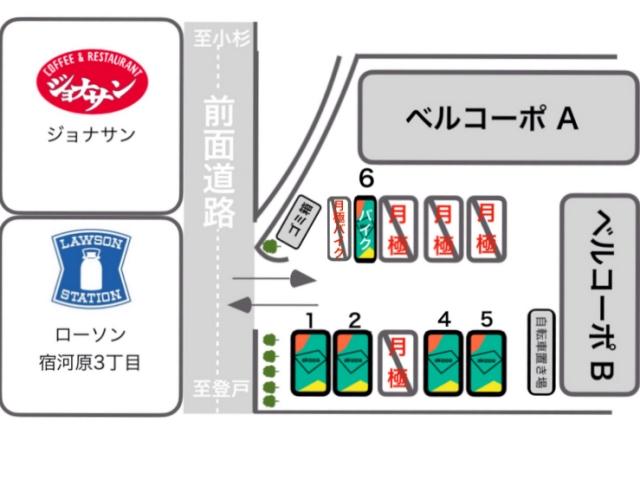 アキッパベルコーポB-バイクの駐車場写真