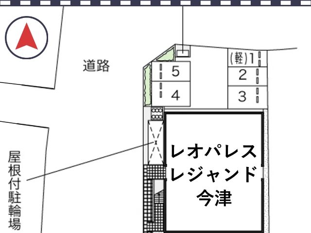 レオパレスレジャンド今津駐車場【41574】の駐車場写真