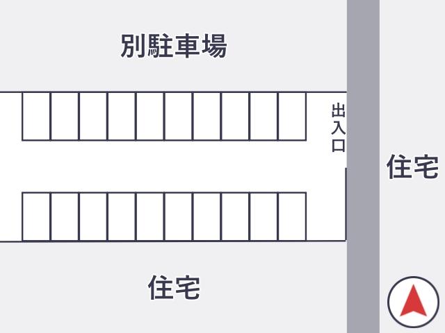 小山6丁目5 下部駐車場の駐車場写真