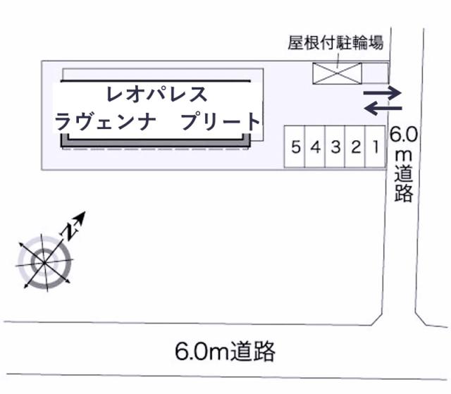 レオパレスラヴェンナ プリート駐車場【25053】の駐車場写真