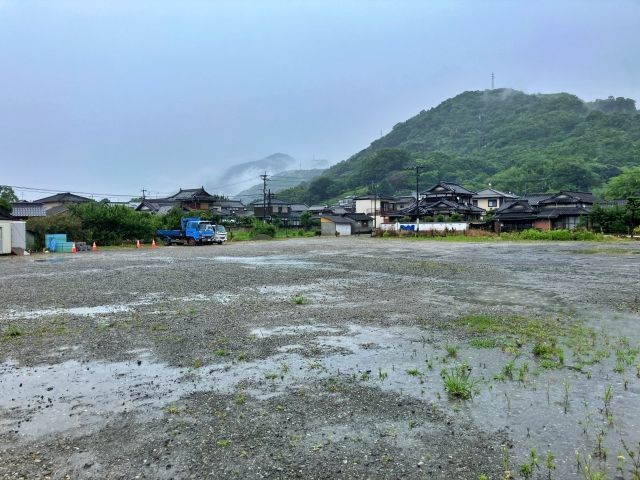 旧市立病院跡地【第38回やつしろ全国花火競技大会】の駐車場写真