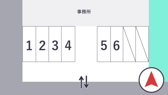 白半建設 アキッパ駐車場の駐車場写真