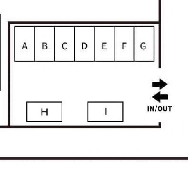 六ツ師道毛パーキングの駐車場写真
