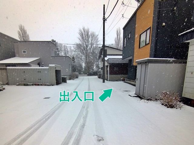 豊平区福住3条5-5-2駐車場の駐車場写真