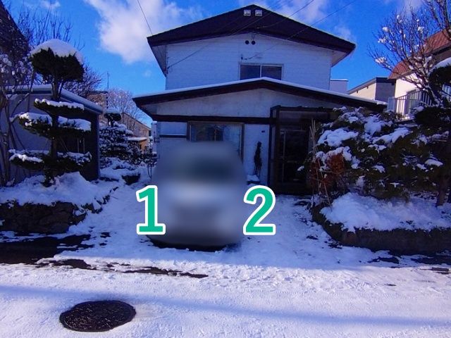 豊平区福住2条8丁目8-7駐車場の駐車場写真