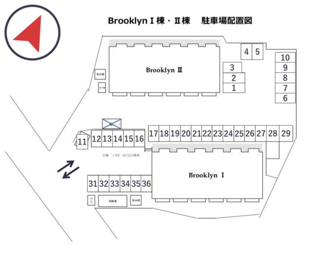 Brooklyn駐車場の駐車場写真