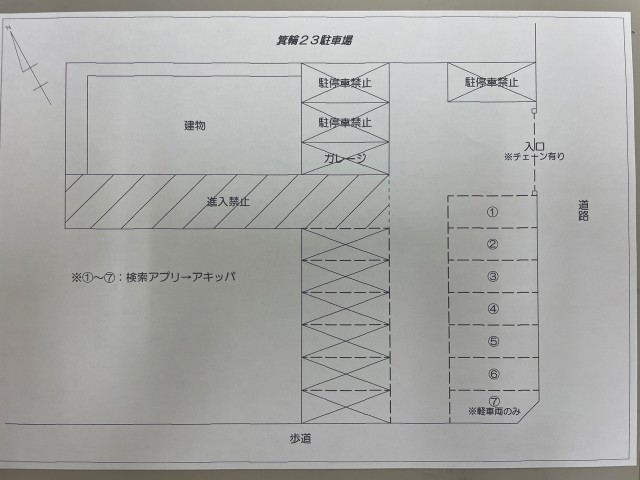 箕輪23駐車場の駐車場写真