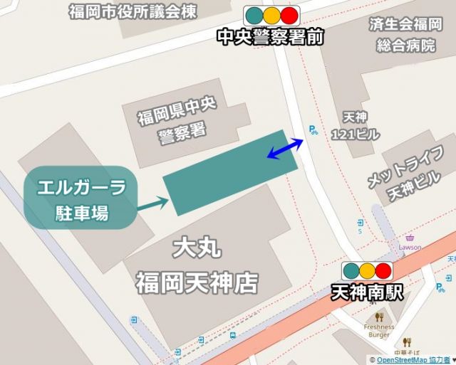 駐車場周辺地図