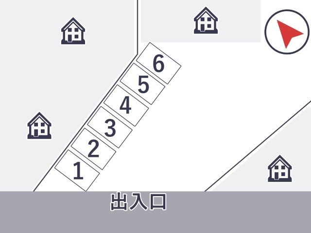 [6d976]馬路町三ツ辻 アキッパ駐車場の駐車場写真