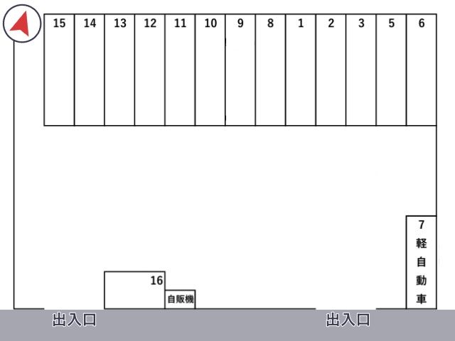 沼間3-3駐車場（A6パーキング）の駐車場写真