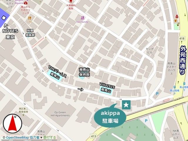 駐車場周辺地図