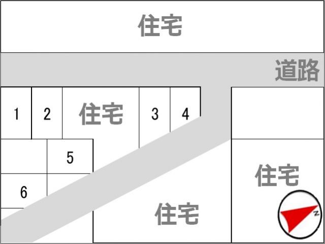 駐車場区画図※予約完了後に駐車いただくスペースを案内します※