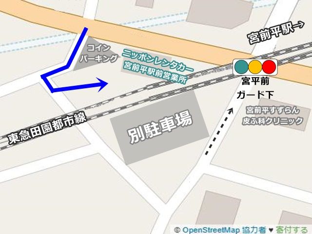 駐車場周辺地図