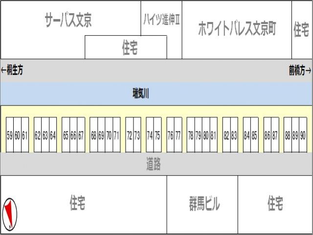 59~90駐車場区画図