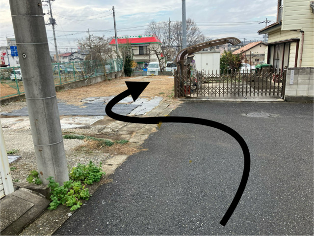 五代3丁目駐車場　県営住宅北側の駐車場写真