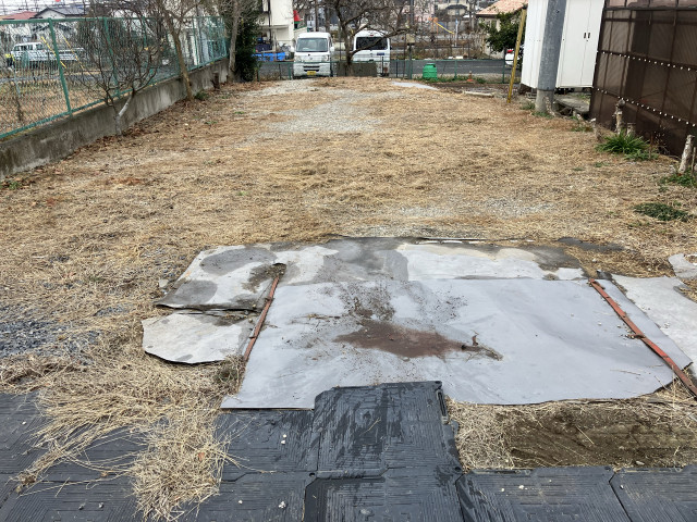 五代3丁目駐車場　県営住宅北側の駐車場写真