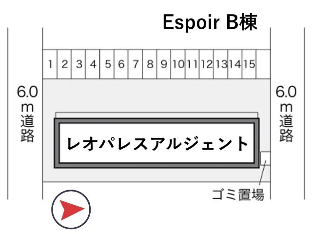 レオパレスアルジェント駐車場【21806】の駐車場写真