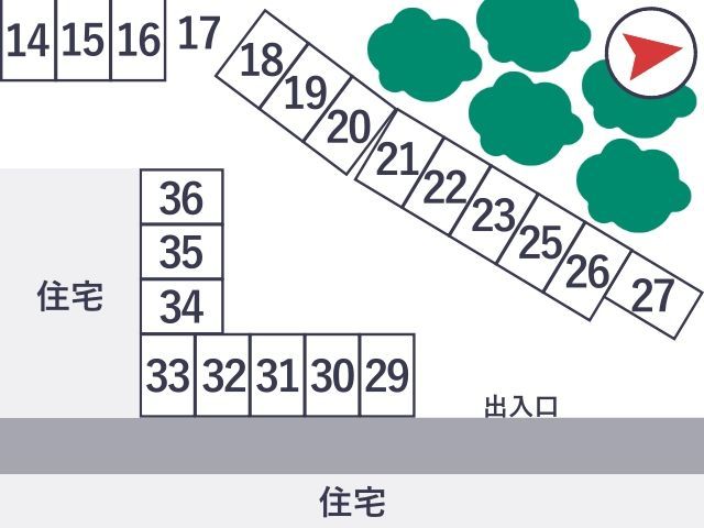NPC24H垂水旭が丘3丁目パーキングの駐車場写真