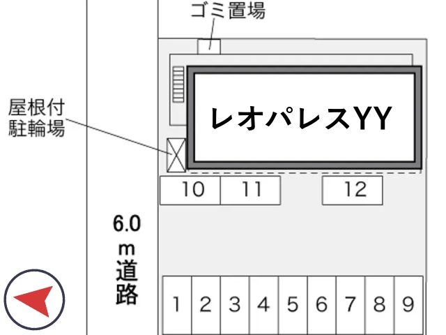 レオパレスYY駐車場【33172】の駐車場写真