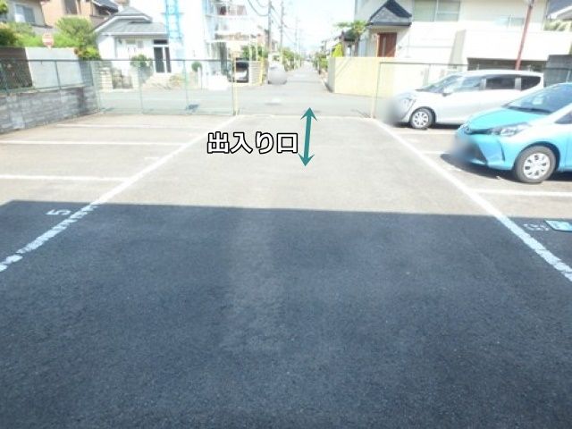 敷地内西側より、東側を見た景色