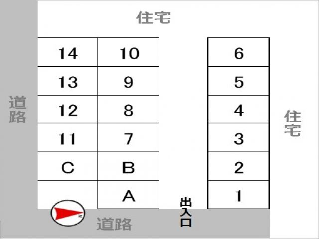 駐車場区画図