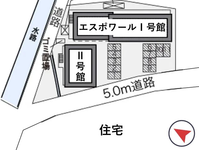 レオパレスエスポワールⅠ号館駐車場【29535】の駐車場写真