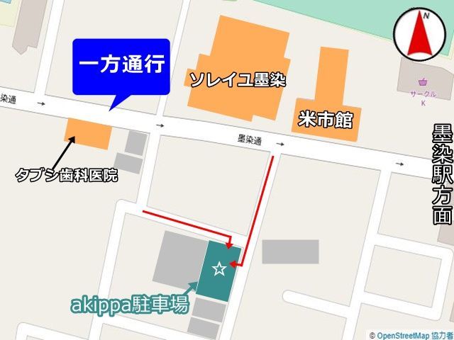 駐車場周辺地図