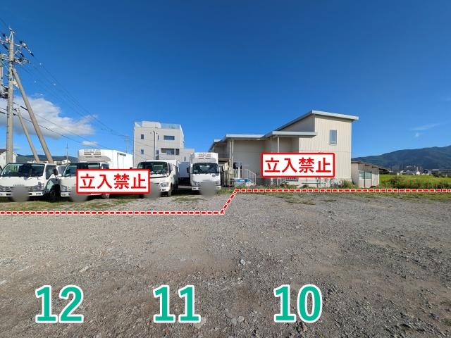 【諏訪湖の花火】8/15 akippa meat style イイダⒶ臨時駐車場の駐車場写真