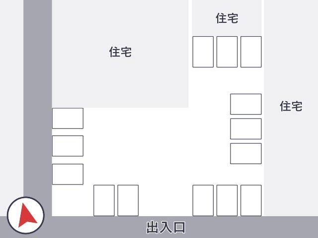 安久路2丁目17-17 アキッパ駐車場の駐車場写真