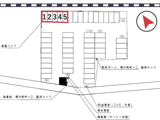 パーククル森野2丁目第1駐車場の駐車場写真