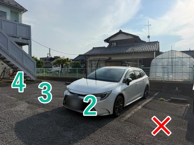 徳丸5丁目33 グリーンヒルズ田中A棟☆アキッパ駐車場の駐車場写真