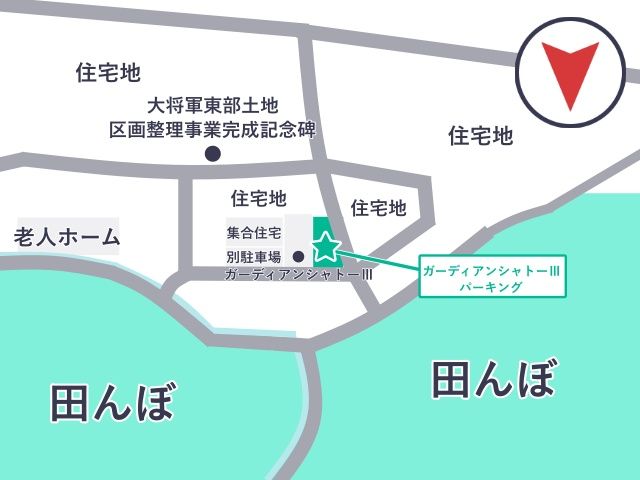 ガーディアンシャトーⅢパーキングの駐車場写真