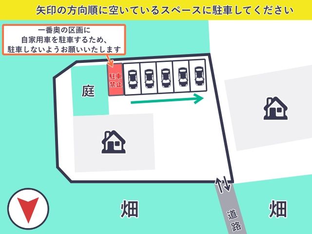 ［77ac1］増林1丁目12 アキッパ駐車場(1)の駐車場写真