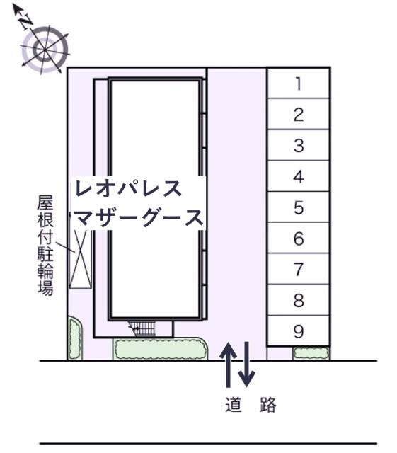 レオパレスマザーグース駐車場【16377】の駐車場写真