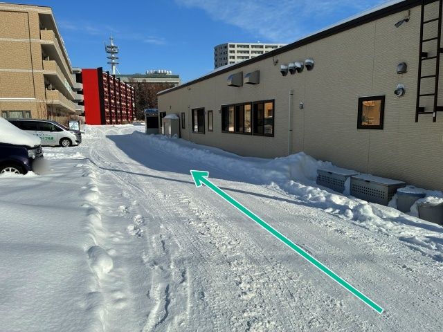 豊平区月寒西1条11丁目3 空き地駐車場の駐車場写真
