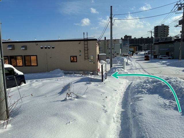 豊平区月寒西1条11丁目3 空き地駐車場の駐車場写真