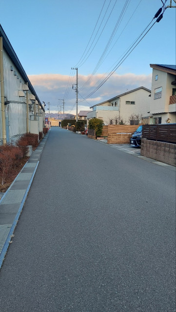 サッカー観戦市川家の駐車場写真