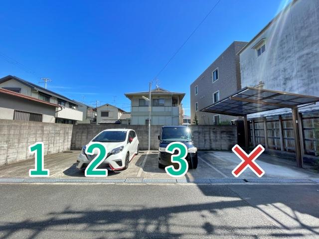 ＊大阪市東住吉区鷹合4丁目8[堤]駐車場の駐車場写真