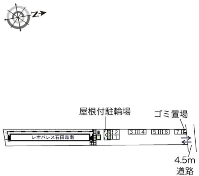 レオパレス石田森南駐車場【48370】の駐車場写真