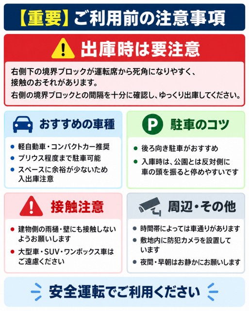 江戸川大学近く　駐車場の駐車場写真