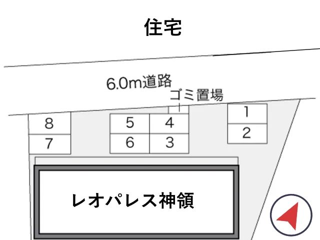 レオパレス神領駐車場【21074】の駐車場写真