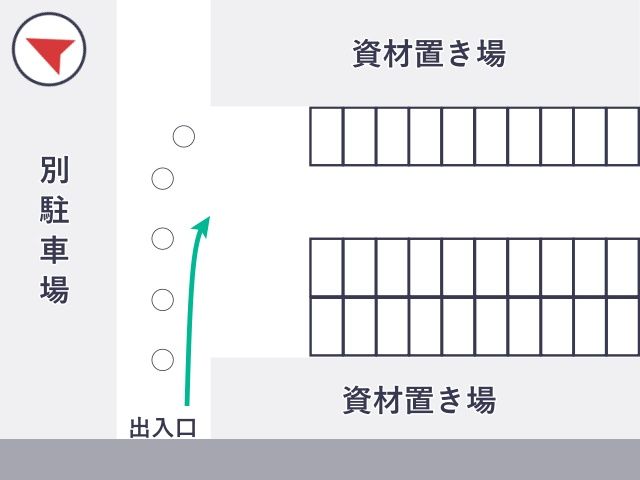 （株）白馬物流熊本物流センター駐車場の駐車場写真