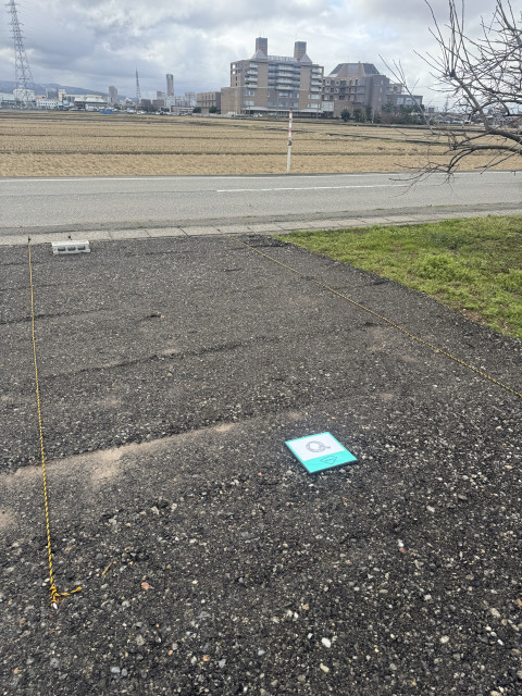 金沢ゴーゴーカレースタジアム前の駐車場写真