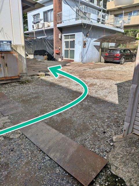 [7e424]東砂1丁目4 月極☆アキッパ駐車場【黒ネット前】の駐車場写真