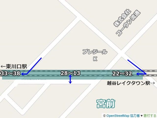 駐車場周辺地図