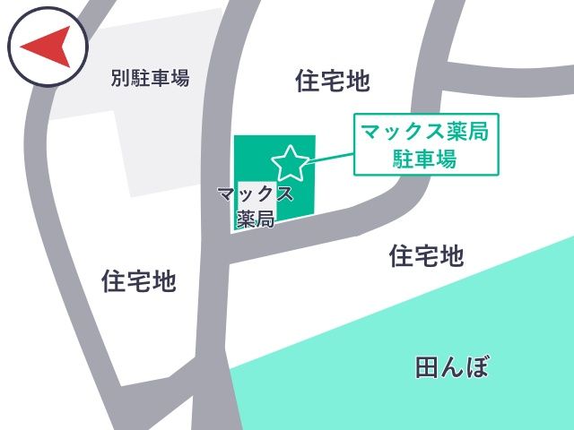 マックス薬局駐車場の駐車場写真