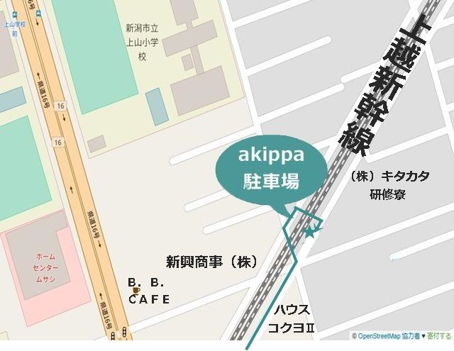 駐車場周辺地図