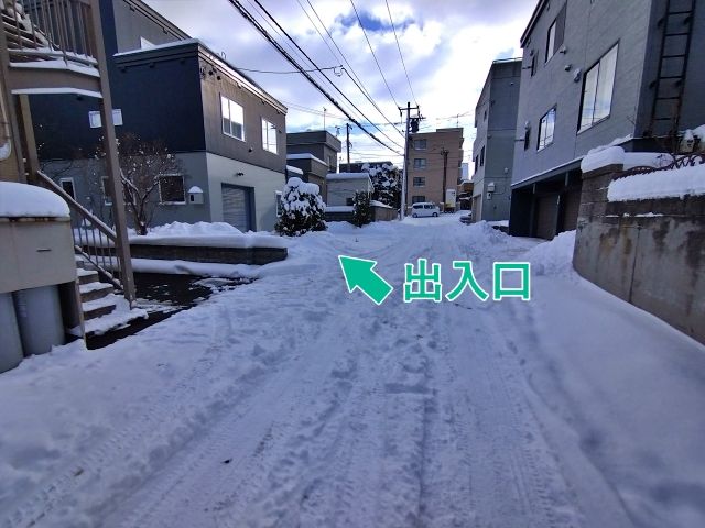 豊平区福住1条2丁目14-14駐車場の駐車場写真