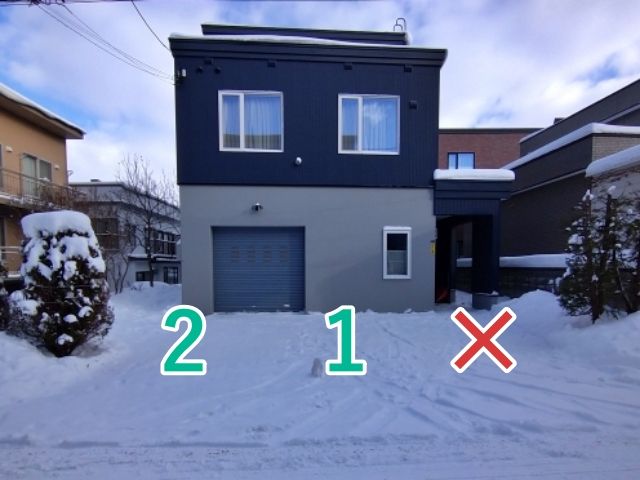 豊平区福住1条2丁目14-14駐車場の駐車場写真